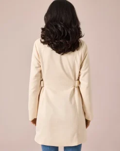 Online Longjacke in Velours-Optik Jacken & Mäntel