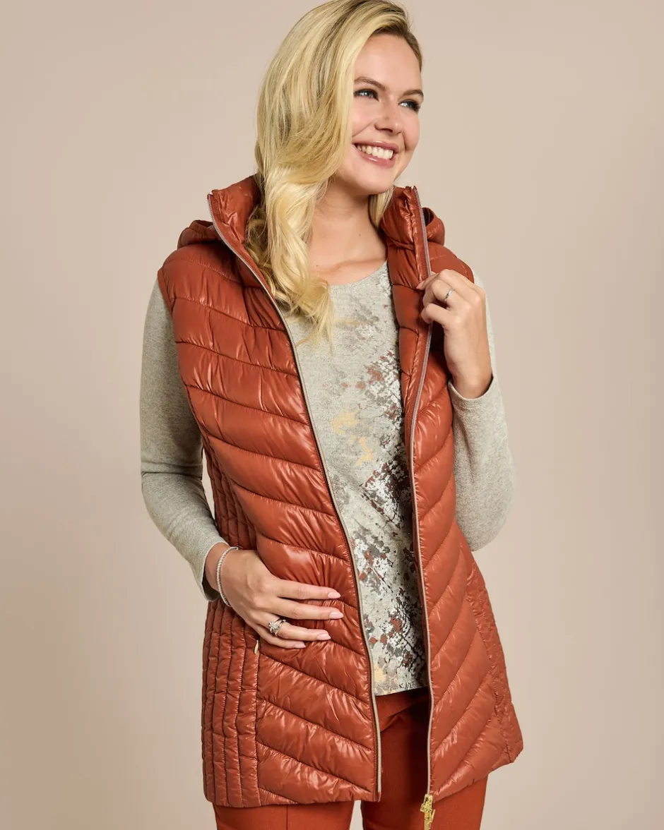 Hot Longweste Light Stehkragen & Kapuze Jacken & Mäntel