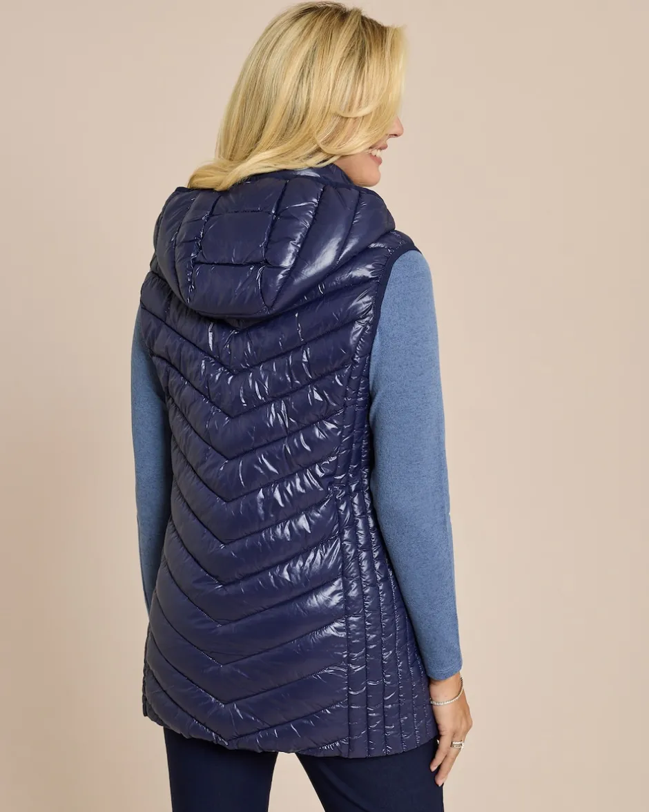 Hot Longweste Light Stehkragen & Kapuze Jacken & Mäntel