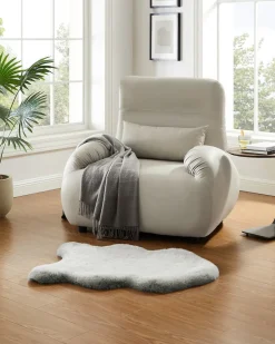 Clearance Läufer in Kaninchenfell-Optik 