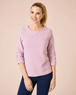 Outlet Lux Ottoman Sweater mit Streifen Shirts & Tops