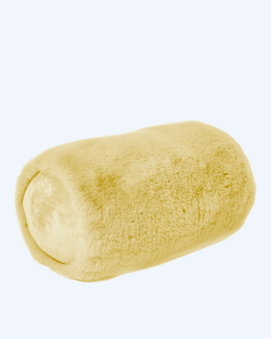 New Luxus Hochflor Fell-Optik Nackenrolle Heimtextilien