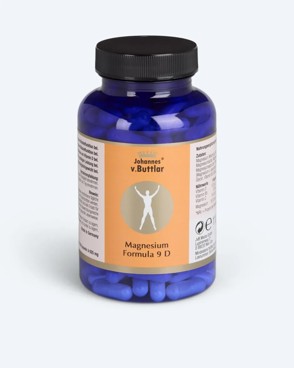 Magnesium Formula 9 D, 180 Kps. Nahrungsergänzung