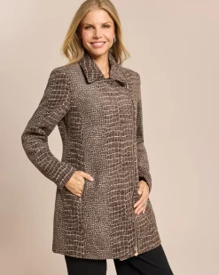 Mantel im Schlangen-Look Jacken & Mäntel