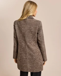 Mantel im Schlangen-Look Jacken & Mäntel