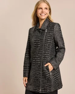 Mantel im Schlangen-Look Jacken & Mäntel