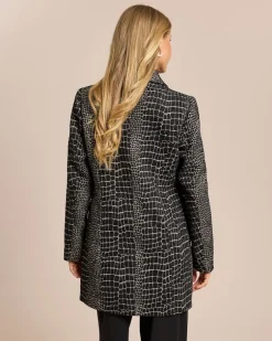 Mantel im Schlangen-Look Jacken & Mäntel