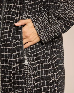 Mantel im Schlangen-Look Jacken & Mäntel