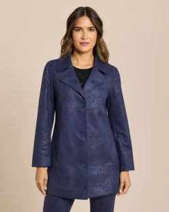 New Mantel mit Leofoliendruck Jacken & Mäntel