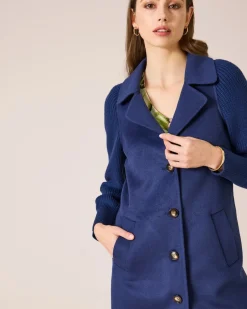 Discount Mantel mit Strickärmeln Jacken & Mäntel