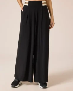 Outlet Marlenehose mit Logobund Hosen