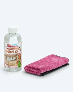 Möbel-Öl mit Pinie 500 ml + Tuch Reinigen