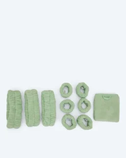 Online Mega Flausch Gesichts-Wasch-Set 10tlg. Heimtextilien