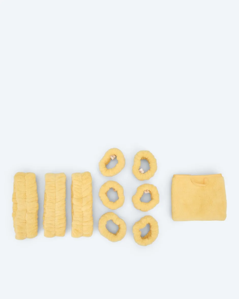 Online Mega Flausch Gesichts-Wasch-Set 10tlg. Heimtextilien