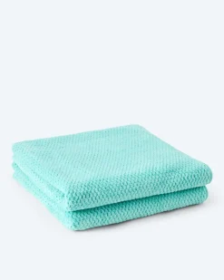 Outlet MegaFlausch Duschtuchset "Piqué", 2tlg. Heimtextilien