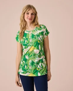 Online Midi-Shirt mit Print Shirts & Tops