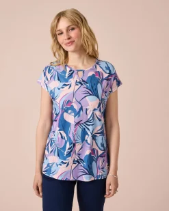 Online Midi-Shirt mit Print Shirts & Tops
