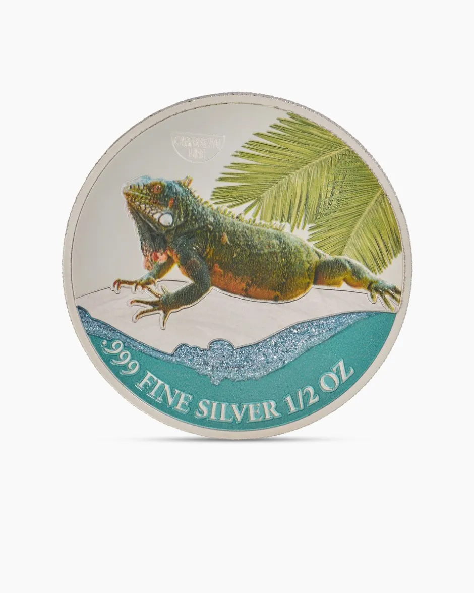 Online Mysterious Rhodium Caribbean Life Leguan Münzen