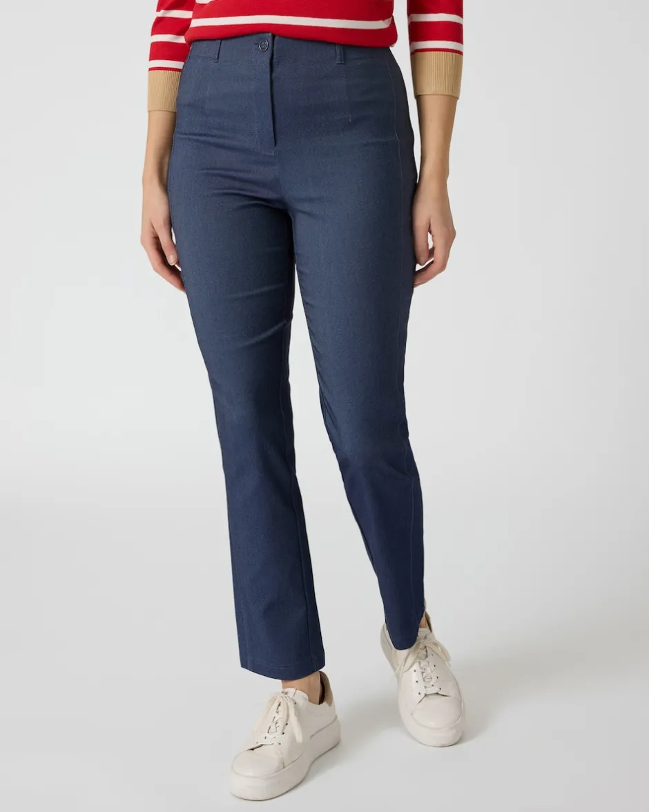 Clearance New Classic Bengalin Hose in Mélange/Jeans-Optik Hosen