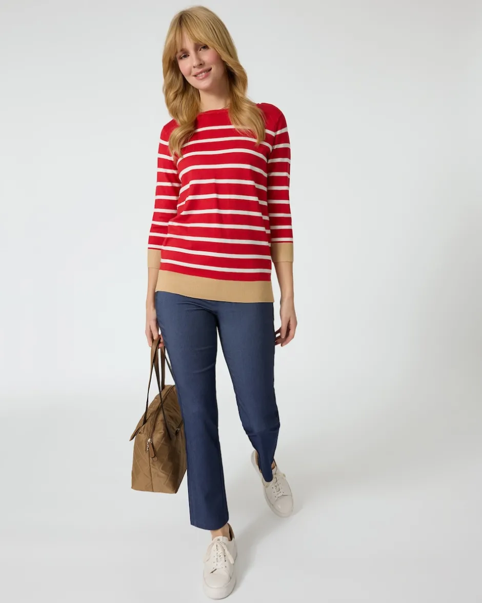 Clearance New Classic Bengalin Hose in Mélange/Jeans-Optik Hosen