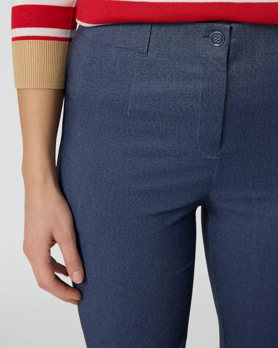 Clearance New Classic Bengalin Hose in Mélange/Jeans-Optik Hosen