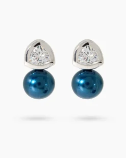 Sale Ohrclipstecker mit MK-Perle 12 mm & Zirkonia Ohrringe