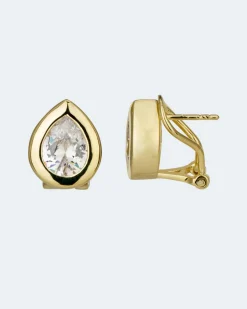 Clearance Ohrclipstecker mit Zirkonia Ohrringe