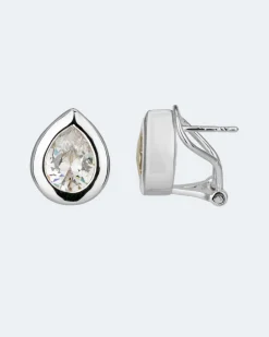 Clearance Ohrclipstecker mit Zirkonia Ohrringe