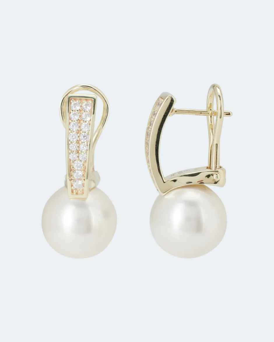 Hot Ohr-Clipstecker MK-Perle 12mm Ohrringe