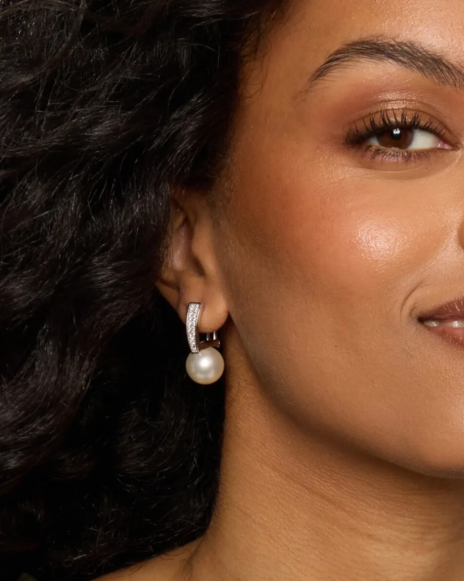 Hot Ohr-Clipstecker MK-Perle 12mm Ohrringe