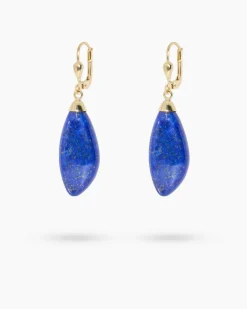 New Ohrhänger mit Lapislazuli Ohrringe