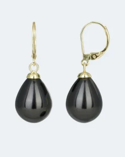 Ohrhänger mit MK-Perle 12x15 mm Ohrringe