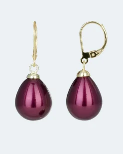 Ohrhänger mit MK-Perle 12x15 mm Ohrringe