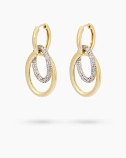 Discount Ohrhänger mit Zirkonia Ohrringe