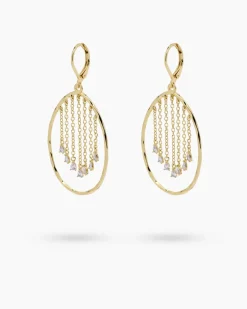 Hot Ohrhänger mit Zirkonia Ohrringe