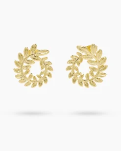 Clearance Ohrstecker im Blätterdesign Ohrringe