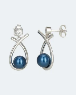 Discount Ohrstecker MK-Perle 8mm Ohrringe