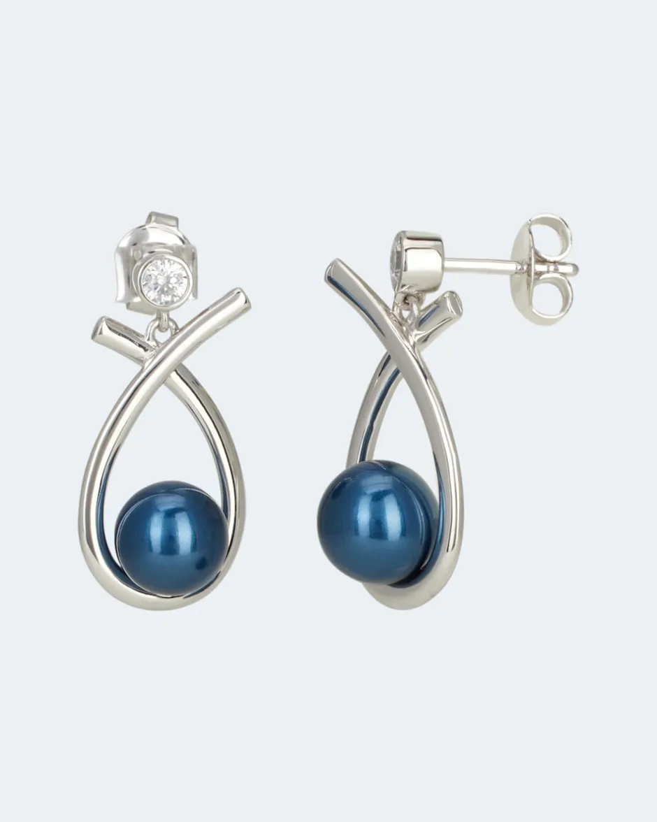 Discount Ohrstecker MK-Perle 8mm Ohrringe