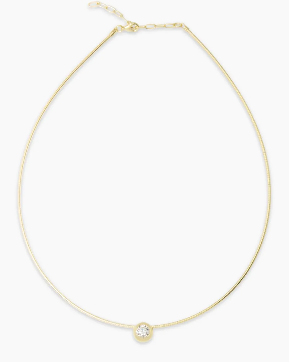 Clearance Omegareif mit Anhänger "Lab Grown" 1,00 ct Halsketten & Colliers