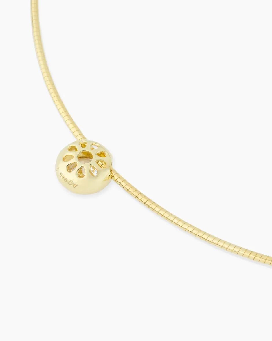 Clearance Omegareif mit Anhänger "Lab Grown" 1,00 ct Halsketten & Colliers