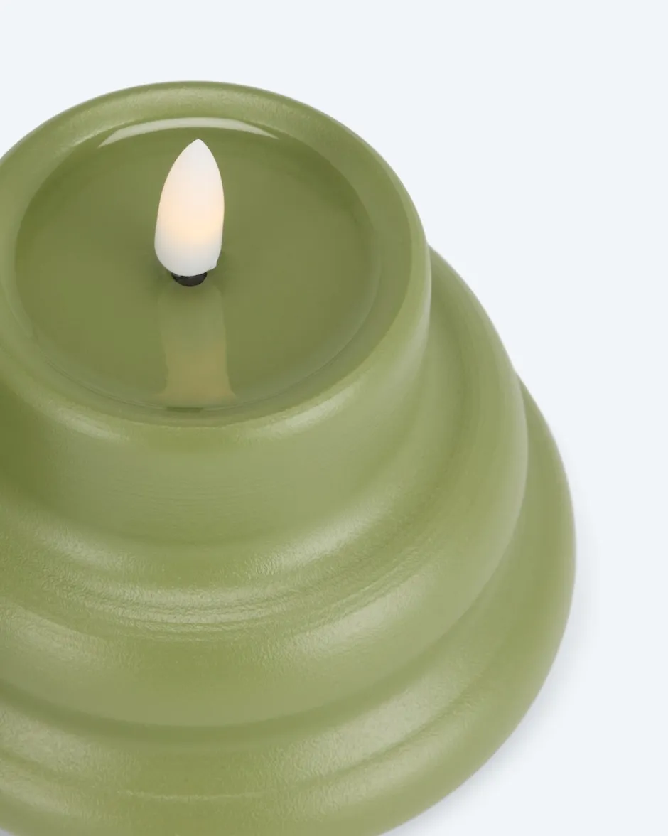 Outlet Outdoor LED-Metallkerzen Style, 3tlg. Dekoration