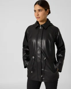 Discount Parka aus Lederimitat Jacken & Mäntel