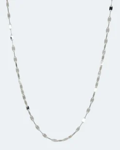 Plättchenkette aus Platin 950 Halsketten & Colliers