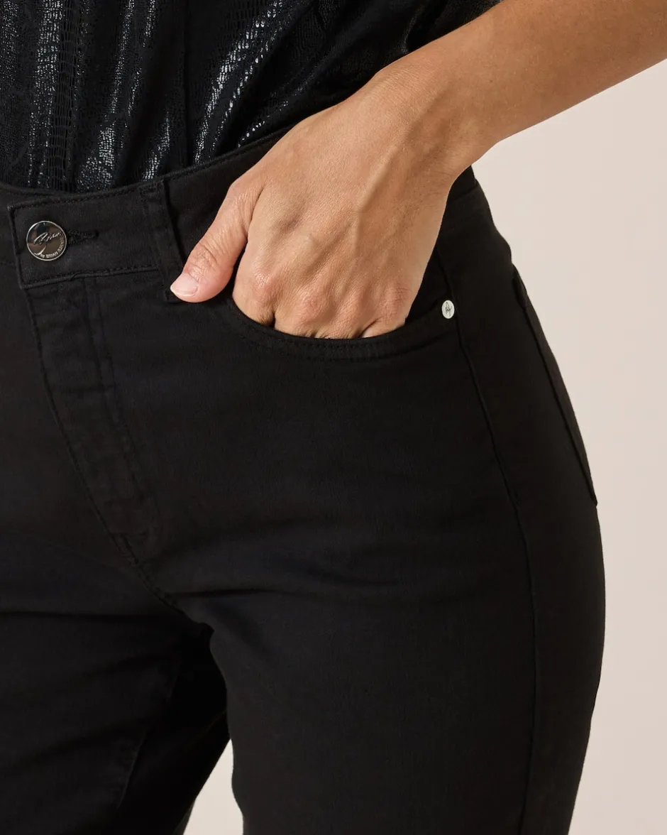 Sale 5-Pocket-Jeans mit Strassverzierung Hosen