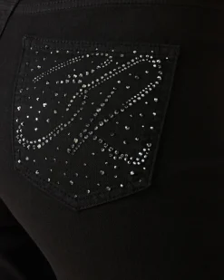 Sale 5-Pocket-Jeans mit Strassverzierung Hosen