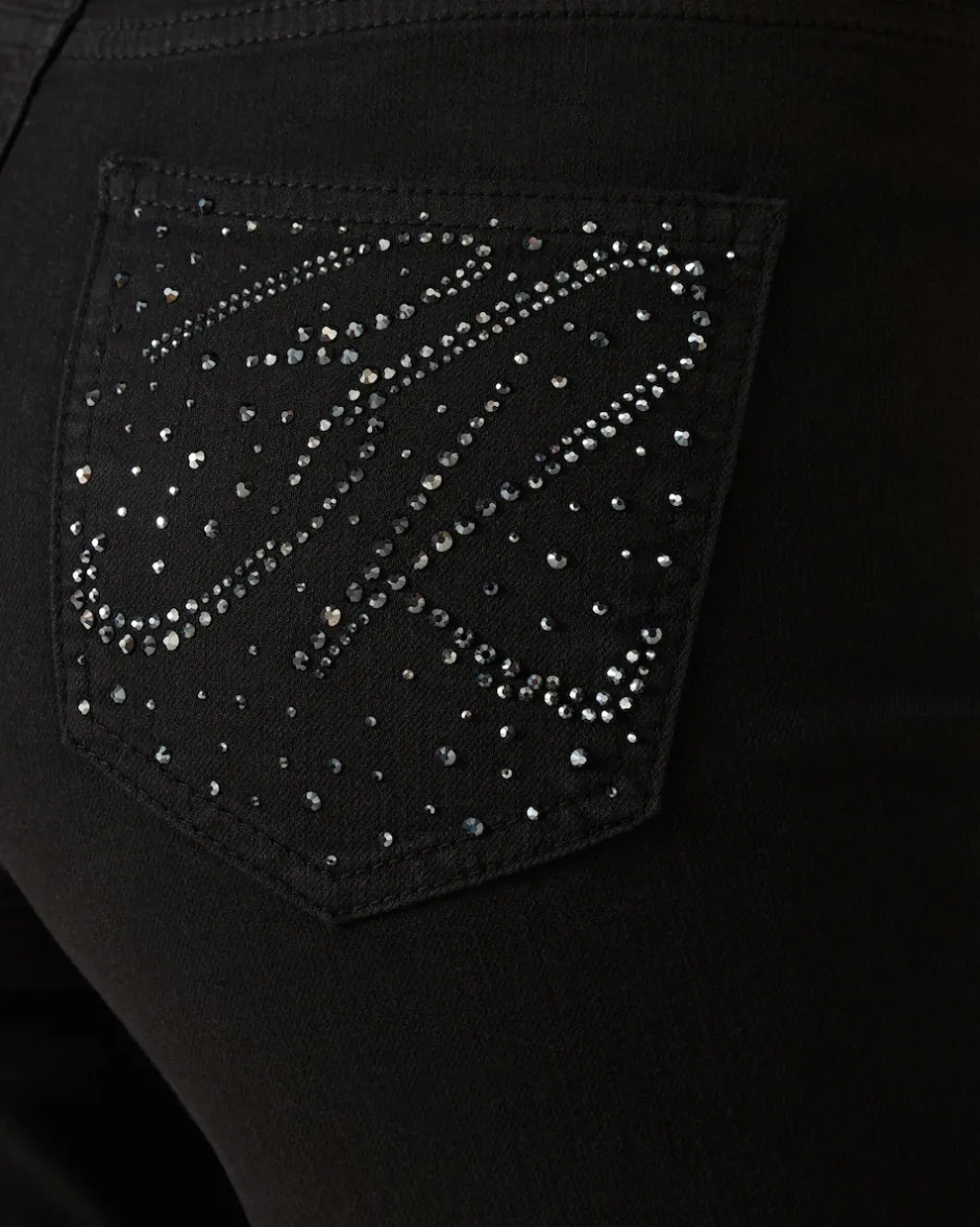 Sale 5-Pocket-Jeans mit Strassverzierung Hosen