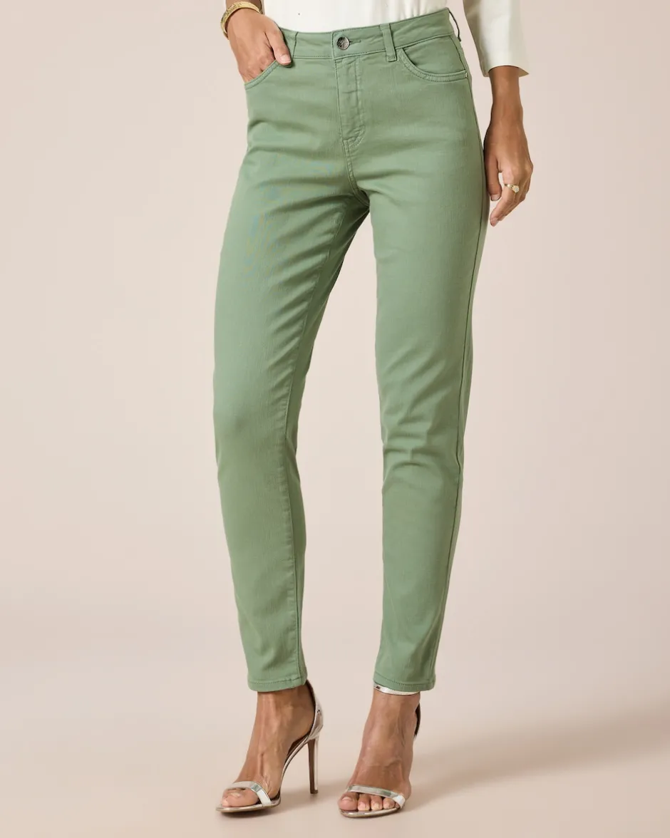 Sale 5-Pocket-Jeans mit Strassverzierung Hosen