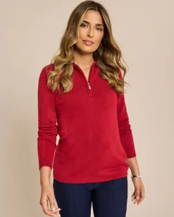 Hot Polo-Pullover Cashmere Feeling Strickware