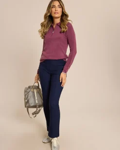 Hot Polo-Pullover Cashmere Feeling Strickware