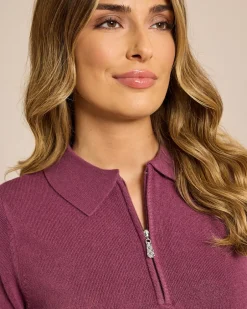 Hot Polo-Pullover Cashmere Feeling Strickware